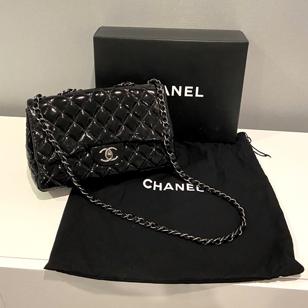 Chanel Medium Classic Patent Leather Bag